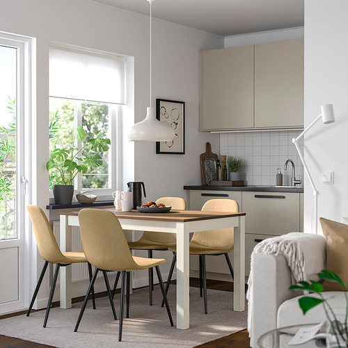 ÅLHULT/NORDMANSSKÄR 餐桌附4張餐椅