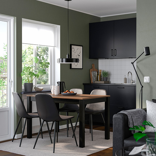 ÅLHULT/NORDMANSSKÄR 餐桌附4張餐椅