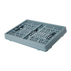 KAOSIG - 折疊式儲物箱, 灰色 | IKEA 線上購物 - PE824968_S3
