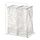 JOSTEIN - bag with stand, white/transparent in/outdoor, 60x40x74 cm | IKEA Taiwan Online - PE867197_S1