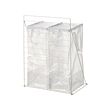 JOSTEIN - bag with stand, white/transparent in/outdoor, 60x40x74 cm | IKEA Taiwan Online - PE867197_S2 