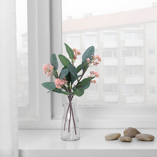 SMYCKA - 人造花, 尤加利木/粉紅色 | IKEA 線上購物 - PE685442_S4