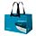 RUMPLING - 環保購物袋, 藍色/鯊魚 | IKEA 線上購物 - PE824985_S1