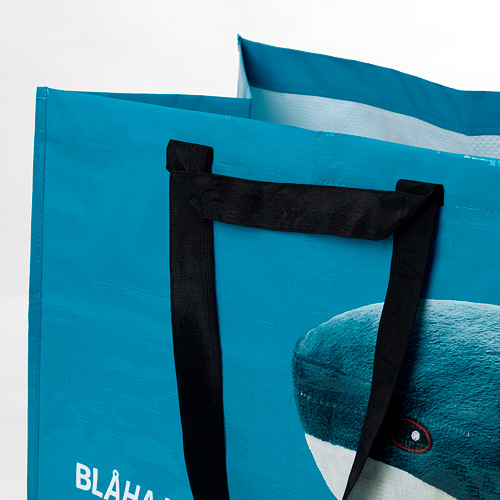 RUMPLING - 環保購物袋, 藍色/鯊魚 | IKEA 線上購物 - PE824986_S4