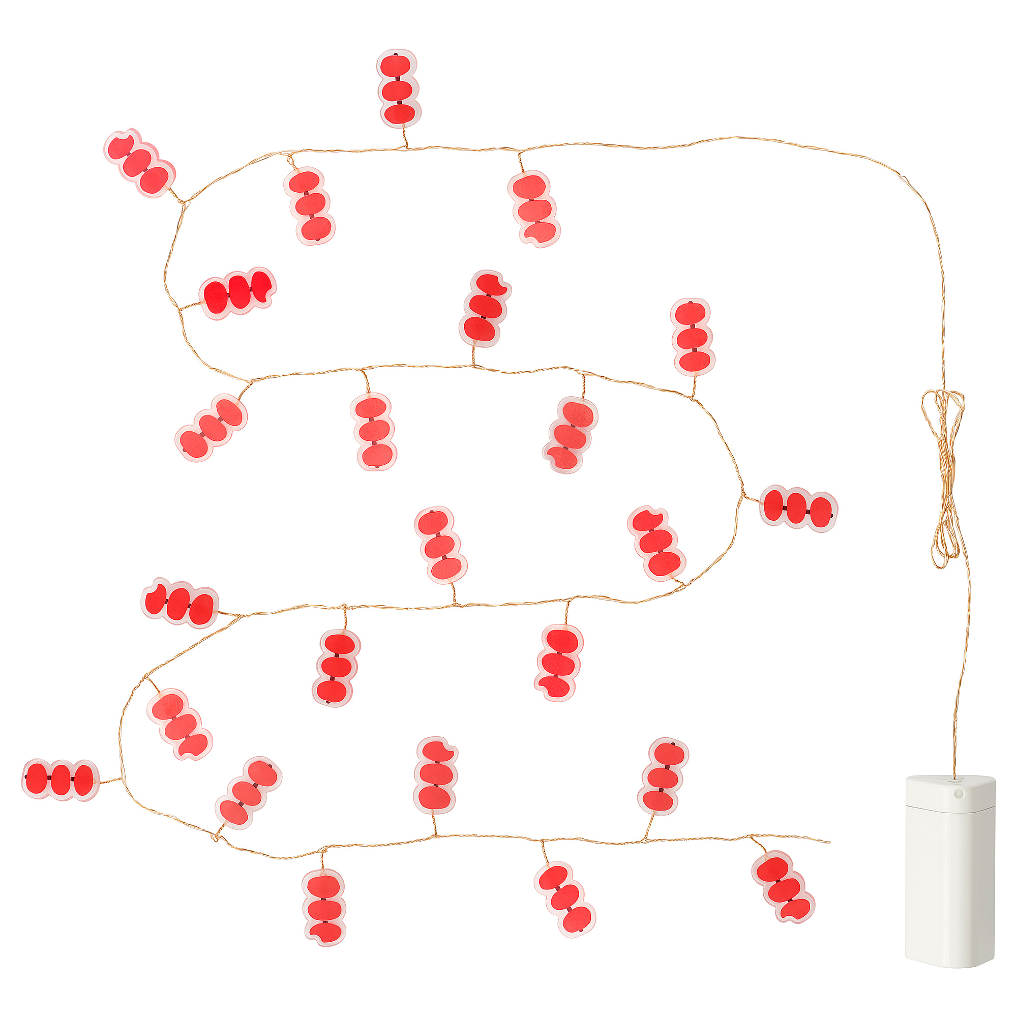 FÖSSTA LED lighting chain with 24 lights
