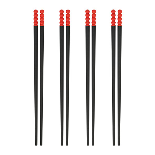 FÖSSTA - chopsticks 4 pairs, red | IKEA Taiwan Online - PE938244_S4