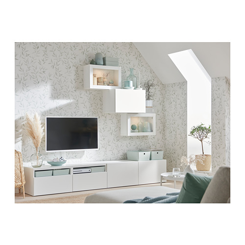 BESTÅ - 電視收納組合/玻璃門板 | IKEA 線上購物 - PH163267_S4