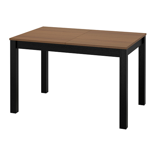 ÅLHULT - extendable table, black/brown, 120/170x80 cm | IKEA Taiwan Online - PE969282_S4