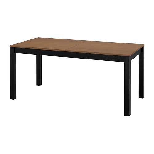 ÅLHULT - extendable table, black/brown, 170/220x80 cm | IKEA Taiwan Online - PE969287_S4