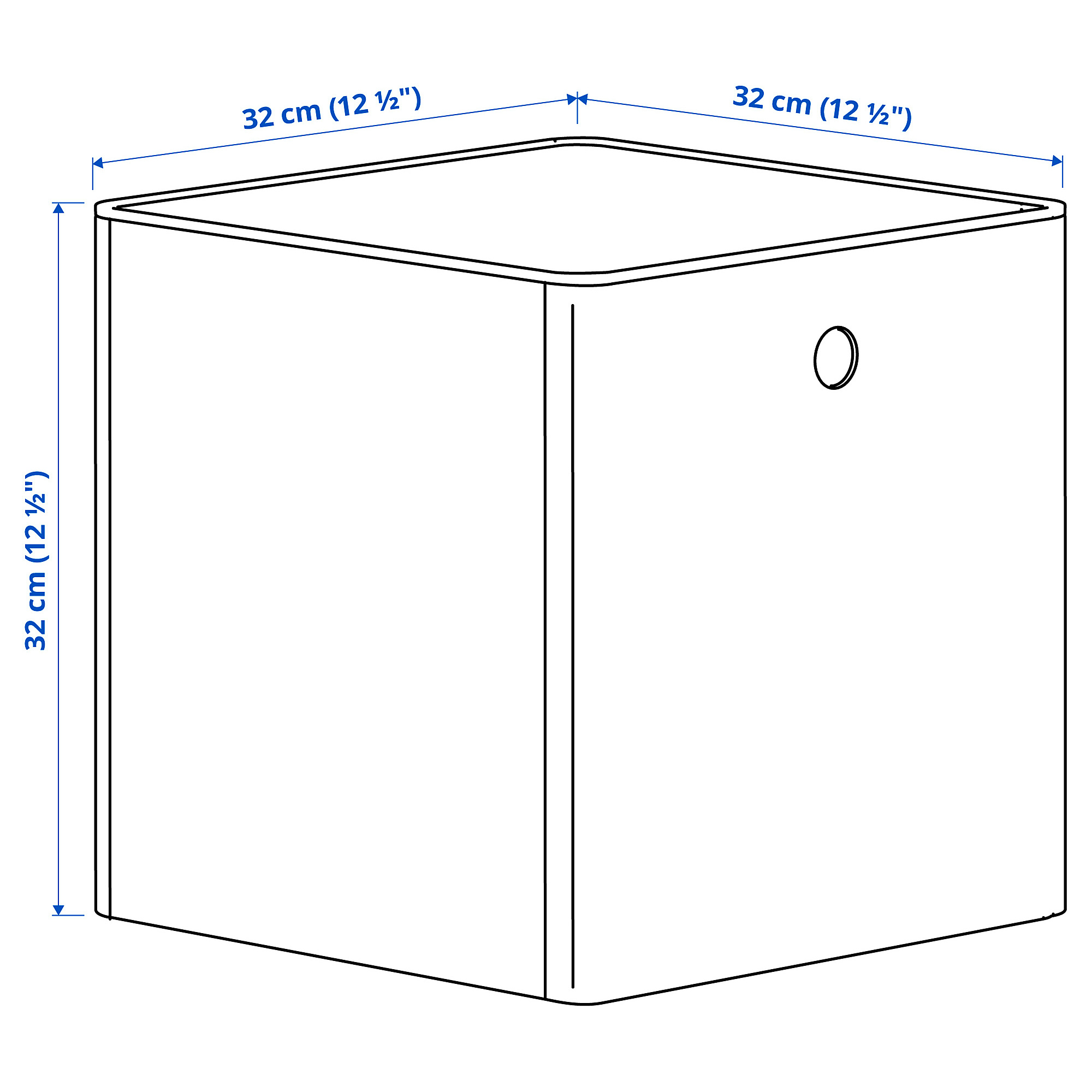 KUGGIS storage box with lid