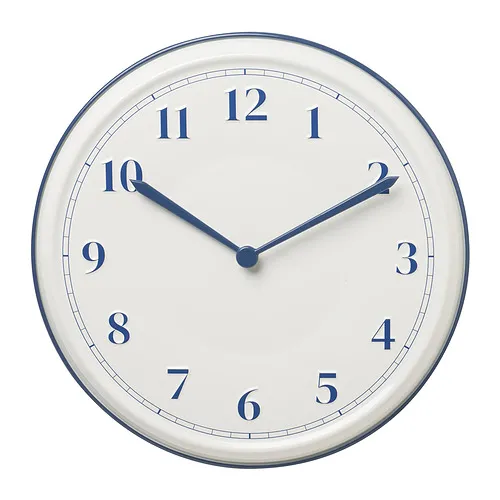 SYKOMORLÖNN - wall clock, white/blue, 30 cm | IKEA Taiwan Online - PE938370_S4