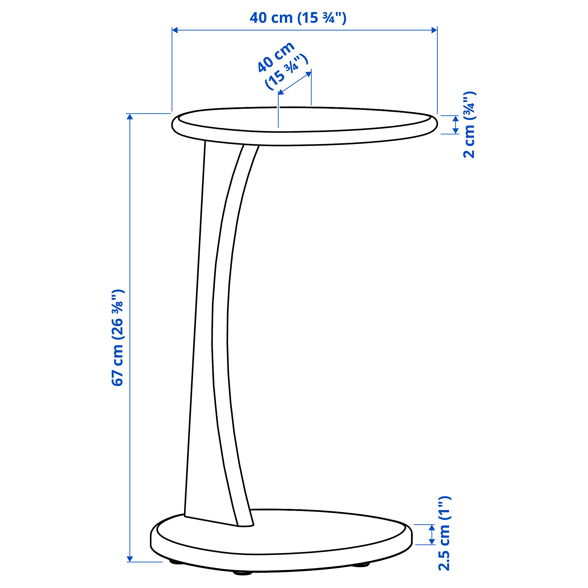 UGGLERUM side table