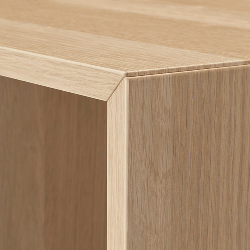 EKET/BESTÅ - cabinet combination for TV, white/white stained oak effect | IKEA Taiwan Online - PE724763_S4