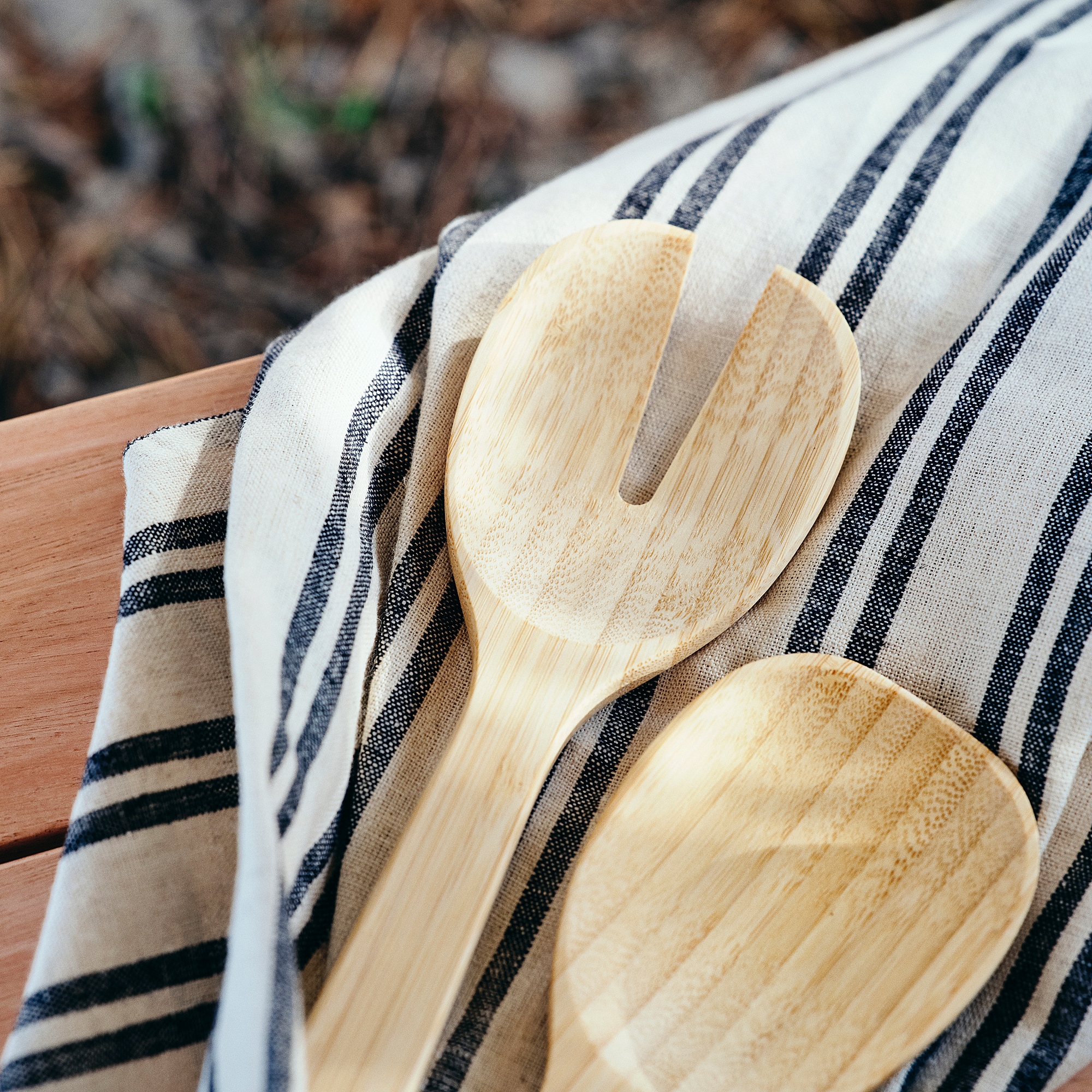 SOLUPPGÅNG 2-piece salad servers set