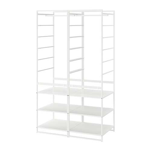 JONAXEL - wardrobe combination, white, 99x51x173 cm | IKEA Taiwan Online - PE732230_S4