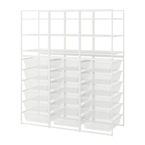 JONAXEL - 收納層架組, 白色, 148x51x173 公分 | IKEA 線上購物 - PE732235_S4