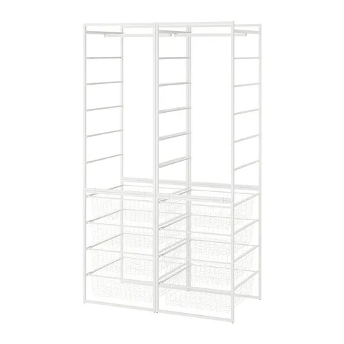 JONAXEL - 衣櫃/衣櫥組合, 白色, 99x51x173 公分 | IKEA 線上購物 - PE732278_S4