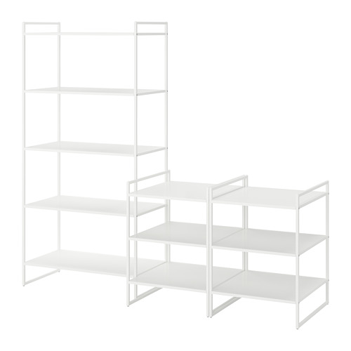 JONAXEL - open storage combination, white, 182x51x160 cm | IKEA Taiwan Online - PE732288_S4