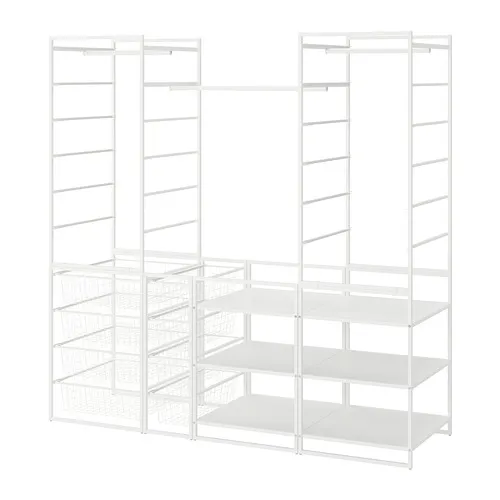 JONAXEL - 衣櫃/衣櫥組合, 白色, 173x51x173 公分 | IKEA 線上購物 - PE732300_S4