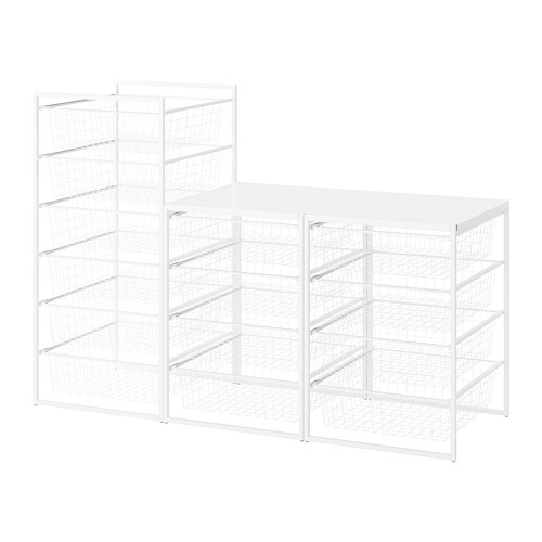JONAXEL - storage combination, white, 148x51x104 cm | IKEA Taiwan Online - PE732301_S4