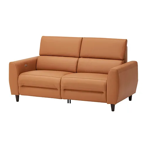 RULLERUM - 2-seat sofa with electric recliner, Grann/Bomstad golden-brown | IKEA Taiwan Online - PE938423_S4