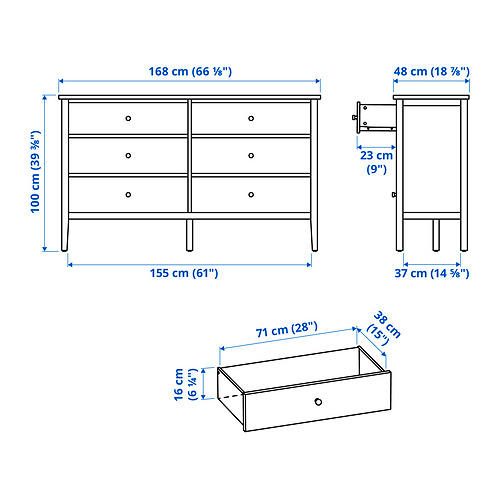 GULLABERG bedroom furniture, set of 4