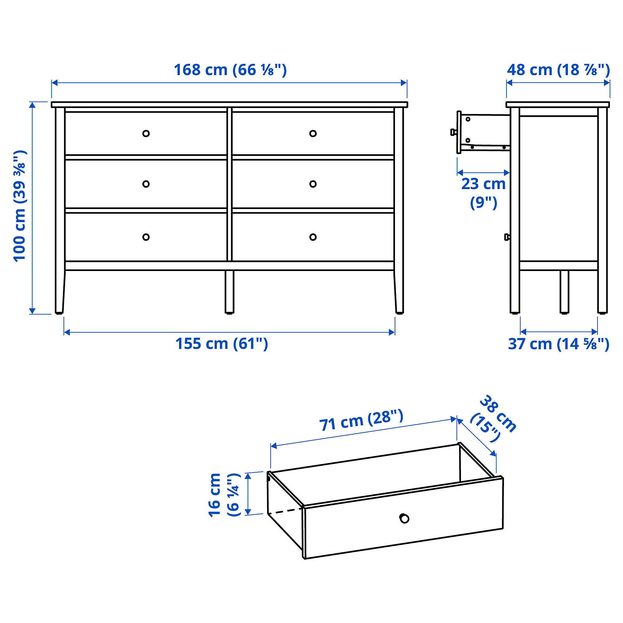 GULLABERG bedroom furniture, set of 4