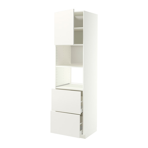METOD/MAXIMERA high cabinet f built-in appliances