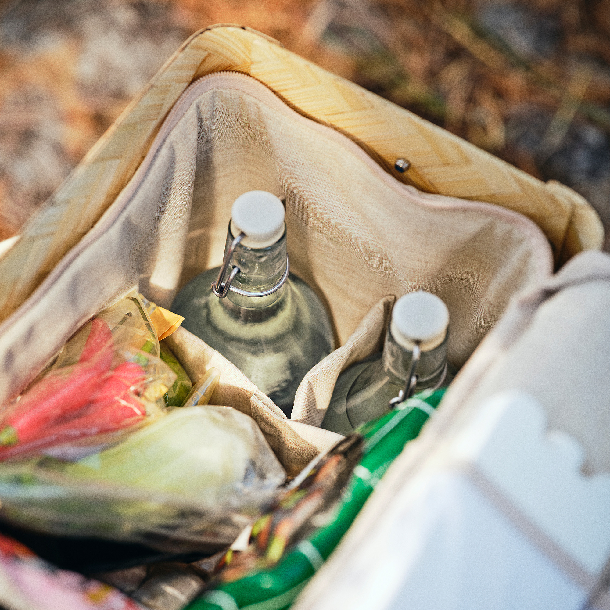SOLUPPGÅNG cool basket