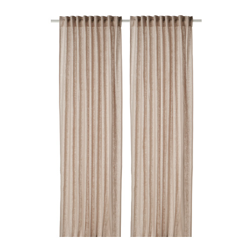 DYTÅG - 窗簾 2件裝, 米色 | IKEA 線上購物 - PE769346_S4