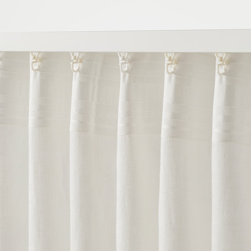 DYTÅG - 窗簾 2件裝, 白色 | IKEA 線上購物 - PE769363_S4
