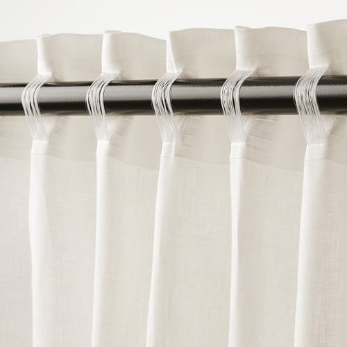 DYTÅG - 窗簾 2件裝, 白色 | IKEA 線上購物 - PE769364_S4