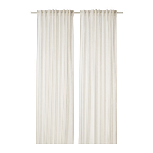 DYTÅG - 窗簾 2件裝, 白色 | IKEA 線上購物 - PE769366_S4