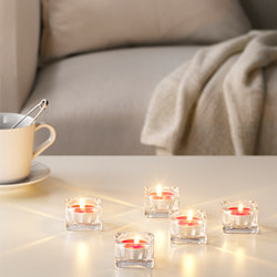 SINNLIG - scented tealight, Peach and orange/orange | IKEA Taiwan Online - PE630320_S3