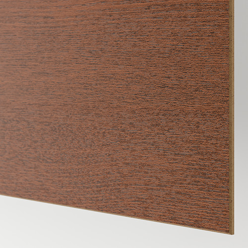 MEHAMN - 4 panels for sliding door frame, black-brown stained ash effect/brown stained ash effect | IKEA Taiwan Online - PE724937_S4