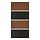 MEHAMN - 4 panels for sliding door frame, black-brown stained ash effect/brown stained ash effect | IKEA Taiwan Online - PE724941_S1
