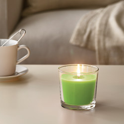 SINNLIG - scented candle in glass, Sweet vanilla/natural | IKEA Taiwan Online - PE699764_S3