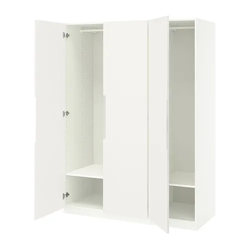 PAX/TONSTAD - 衣櫃/衣櫥組合, 白色/淺乳白色, 150x60x201 公分 | IKEA 線上購物 - PE938547_S4