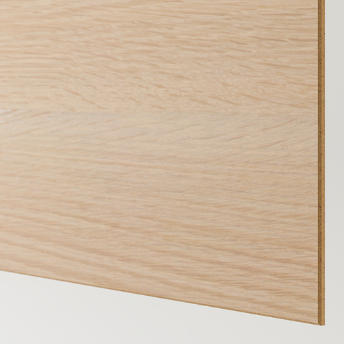 MEHAMN - 滑門組, 染白橡木紋/白色 | IKEA 線上購物 - PE724944_S4