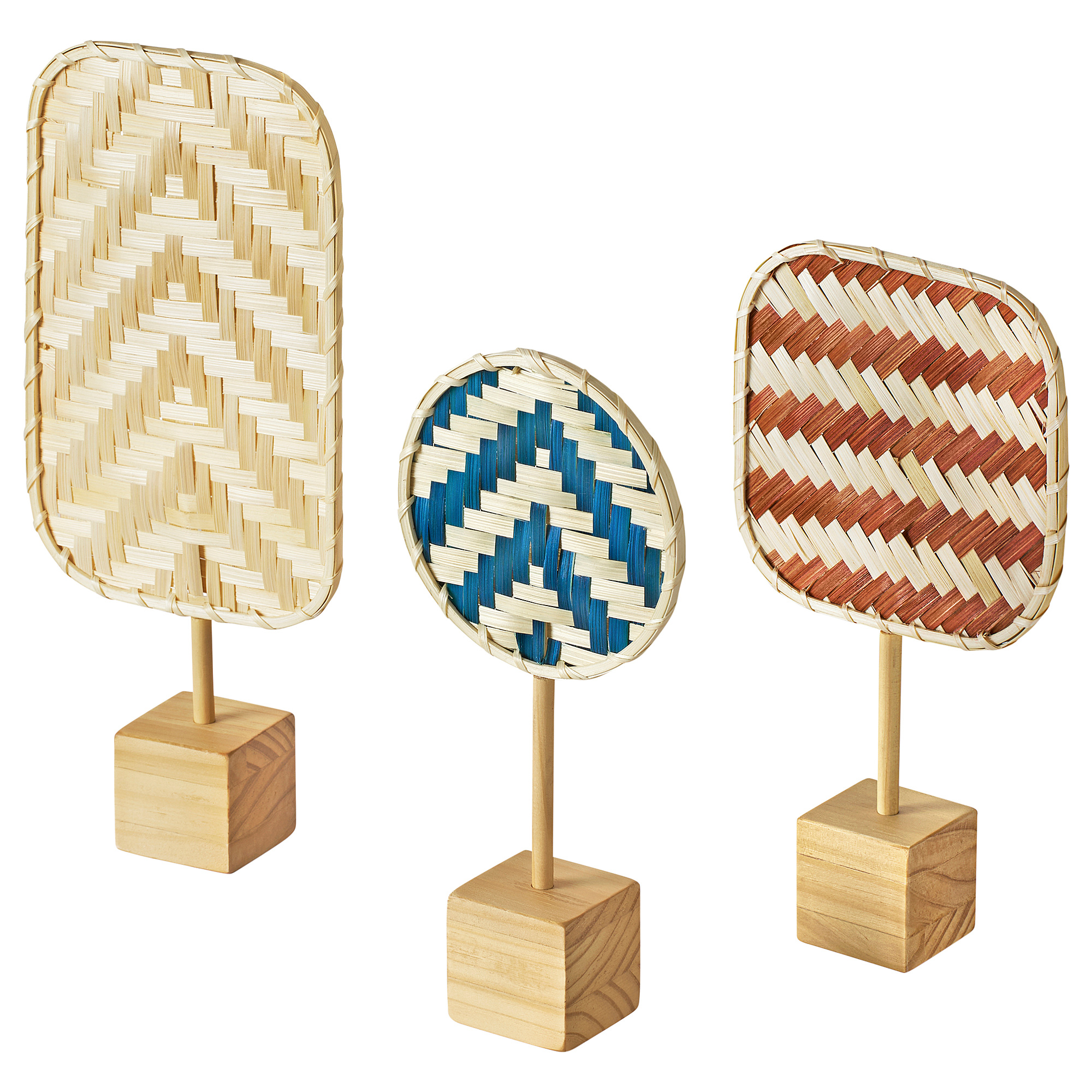KALKKÄRR decoration set of 3