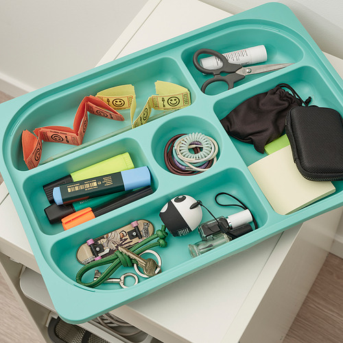 TROFAST storage tray with compartments