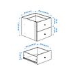 KALLAX insert with 2 drawers