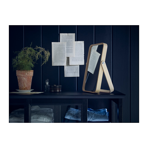 IKORNNES - 桌鏡, 梣木 | IKEA 線上購物 - PH129173_S4