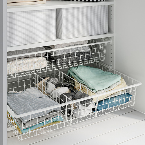 ALTARLIDEN wire basket with pull-out rail