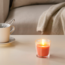 SINNLIG - scented candle in glass, Red garden berries/red | IKEA Taiwan Online - PE699625_S3