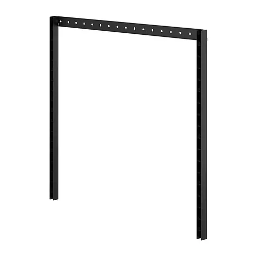 BROR - 2 uprights/1 suspension rail set, black | IKEA Taiwan Online - PE938736_S4