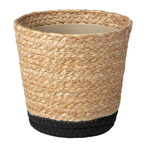 TÄRNMÅS - 花盆，室內/米色/黑色，15 公分 | IKEA 線上購物 - E1008241_S4