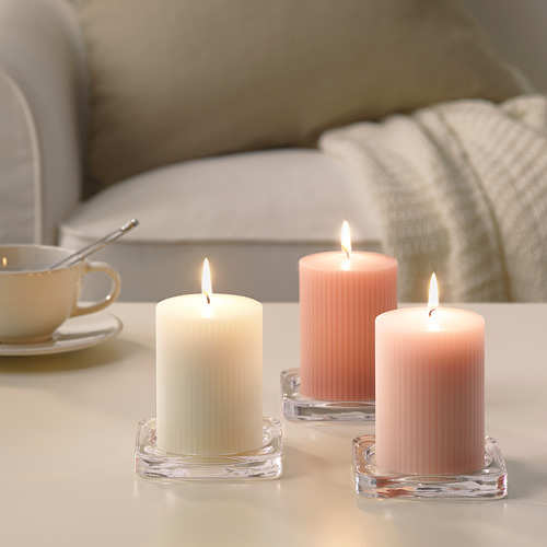 BLOMDOFT - scented block candle, Sweet pea/light orange | IKEA Taiwan Online - PE670001_S4