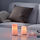 GODAFTON - LED燭燈 室內/戶外用 2件組, 電池式 粉紅色 | IKEA 線上購物 - PE652440_S1