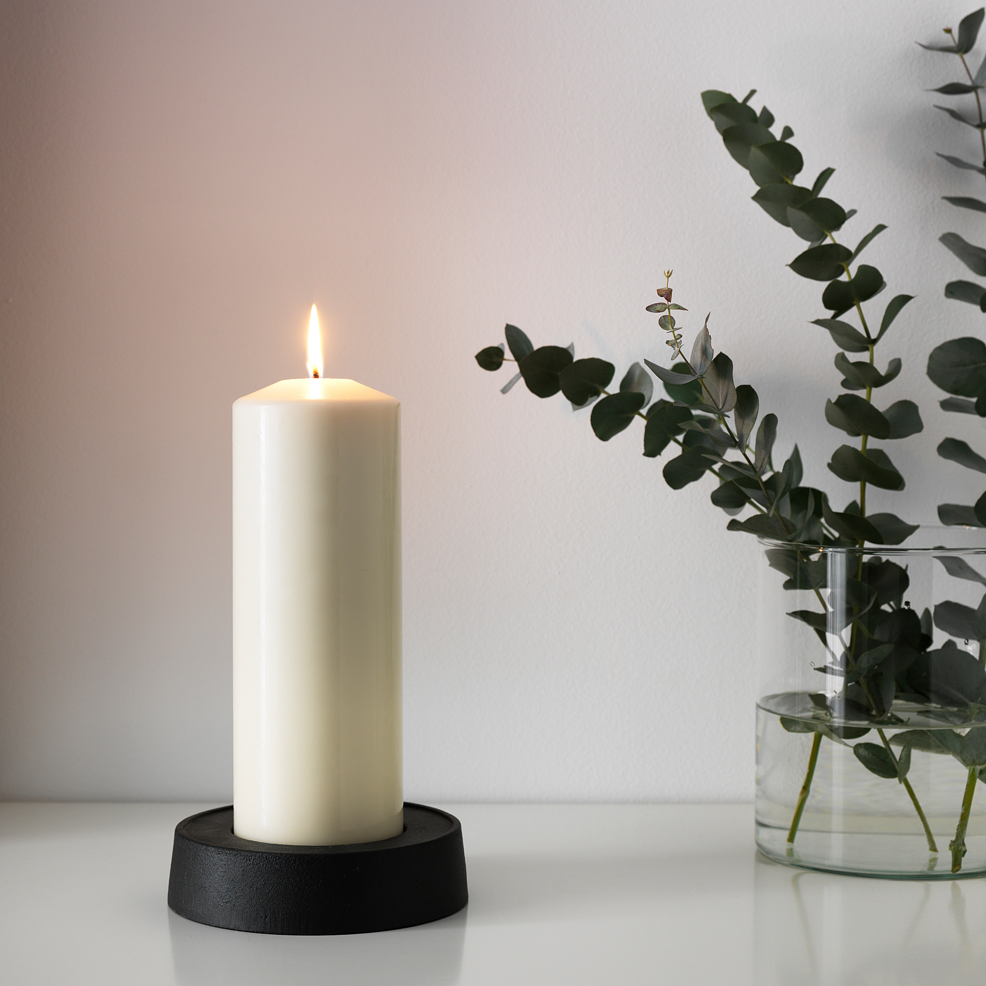 FENOMEN unscented pillar candle